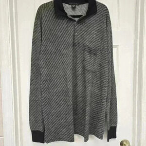 Metropolitan View Men's Golf Longsleeve Polo,Size XL